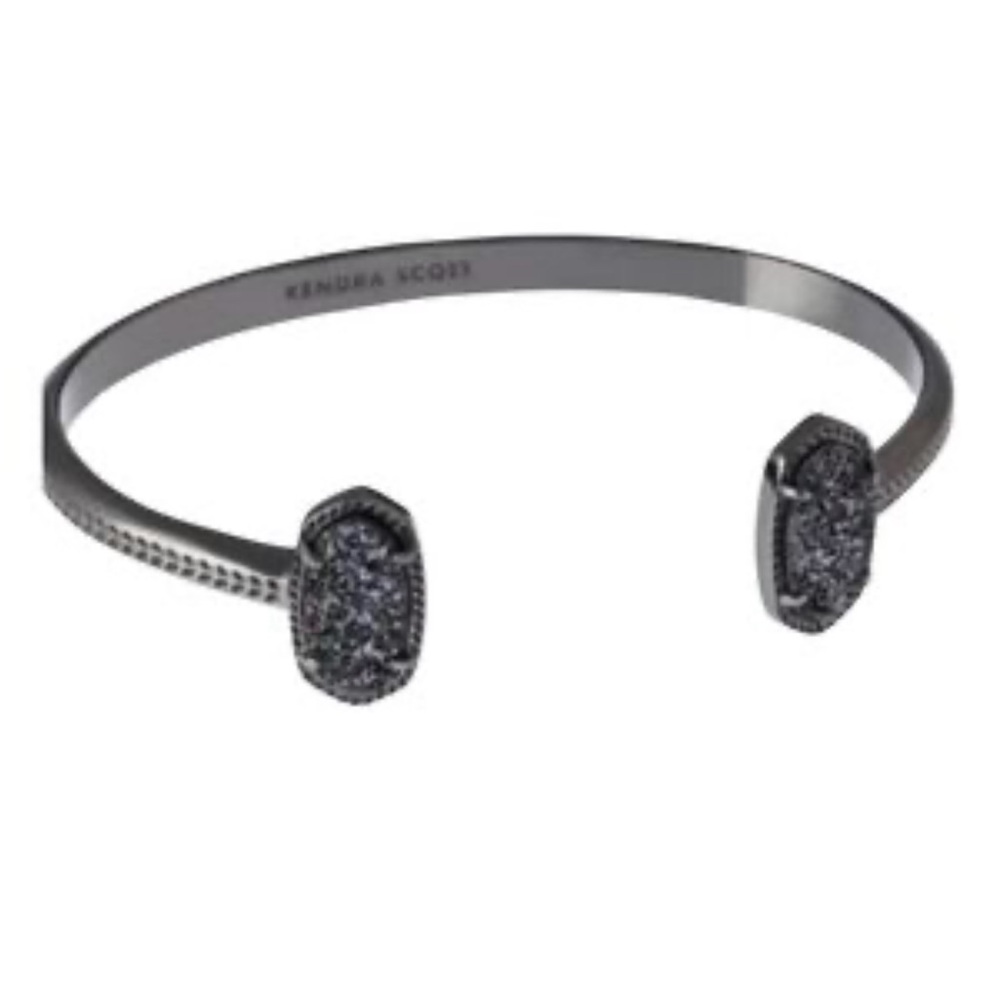 Kendra Scott Elton Gunmetal Cuff Bracelet